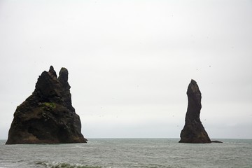 Reynisdrangar basalt columns, Reynisfjara, Iceland