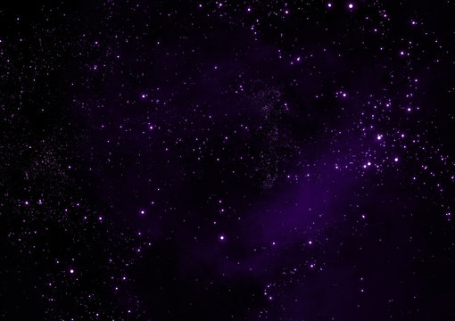 space galaxy 3d render