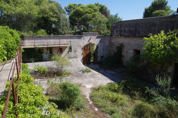 Fototapeta na wymiar Fort Forno in Kroatien