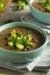 Fresh Homemade Black Bean Soup