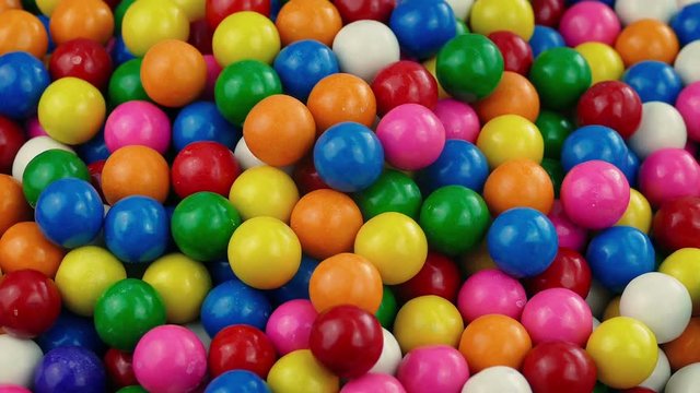 Pile Of Candy Gum Balls