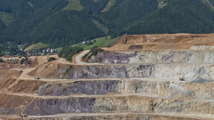 Eisenerz - Erzgewinnung und Abbau am Erzberg