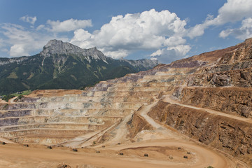 Eisenerz - Erzgewinnung und Abbau am Erzberg