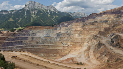 Eisenerz - Erzgewinnung und Abbau am Erzberg