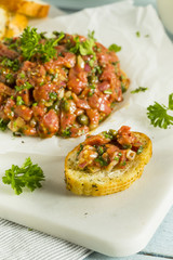 Raw Organic French Beef Tartare