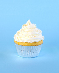 Single iced cupcake