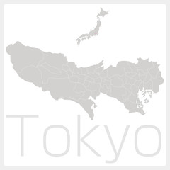 東京都の地図