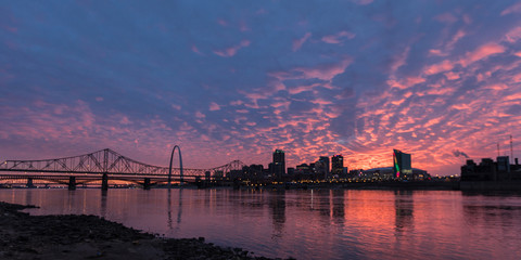 St. Louis, Missouri Skyline - obrazy, fototapety, plakaty