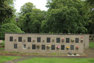 Columbarium at a cemetery