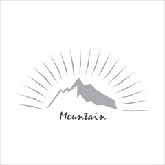 mountain logo template