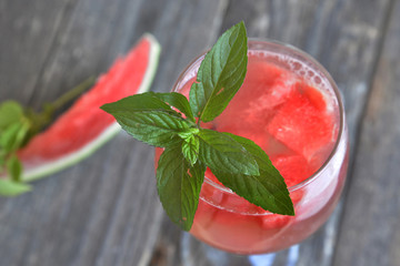 glass with lemonade