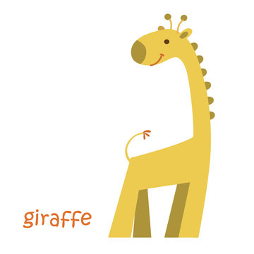 animals set - giraffe
