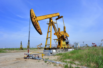 Fototapeta premium The oil pump