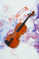 Obraz na płótnie Canvas Violine, Geigenbaumeisterin Veronika Versteeg, Hohenschäftlarn