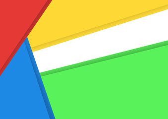 Abstract modern material design background in colorful color with copy space.