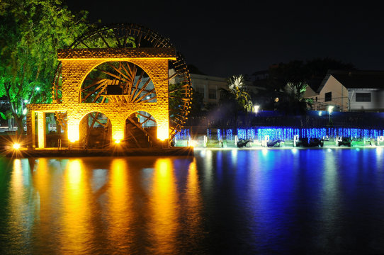 Landscape Of Malacca City Along Melaka River