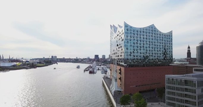 Hamburg Hafencity Aerial View 