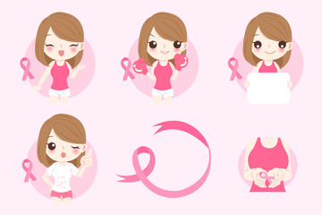 woman with breast cancer