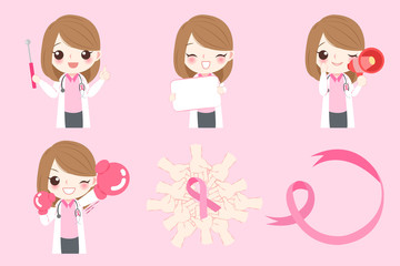 woman with breast cancer