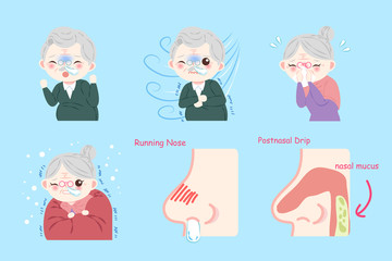 old peopele with sick problem