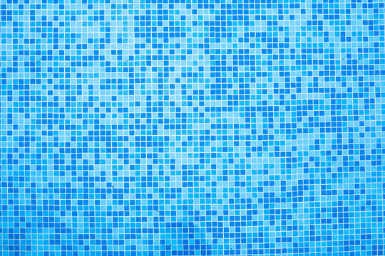 1314256 Swimming pool blue mosaic background.