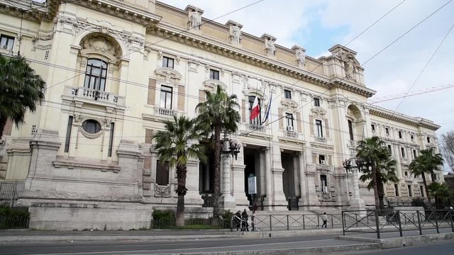 ROME - ITALY - March 2017 -  Ministry of Education - Real time