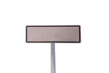 Traffic Signs on white background isolated