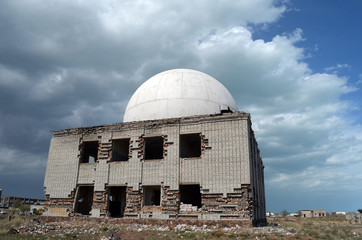 Area 35.(Ploshadka 35 ru.)Sary Shagan.Former Soviet  anti-ballistic missile testing range.Kazakhstan.
