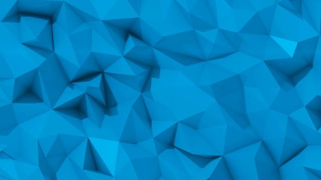 abstract seamless blue-green coloured triangular background animation/ abstract /fascinating geometry