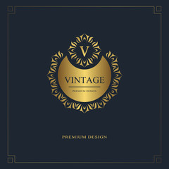 Floral Monogram luxury design, graceful template. Calligraphic elegant beautiful logo. Letter emblem sign R for Royalty, Restaurant, Boutique, Hotel, Heraldic, Jewelry. Vector illustration