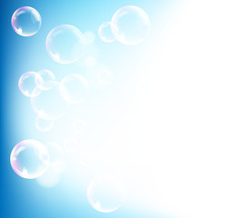 Blue deep water background