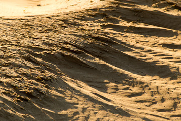 Sand in the desert as a background