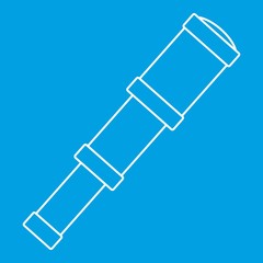 Spyglass icon, outline style