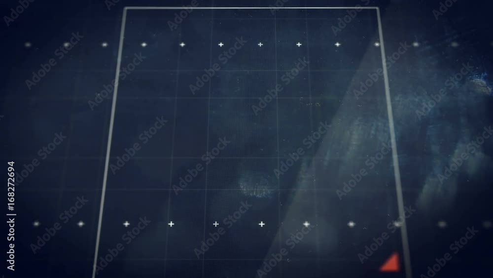Poster abstract technology background. security system concept with fingerprint scanning.