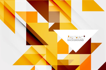 Fototapeta premium Triangle pattern design background