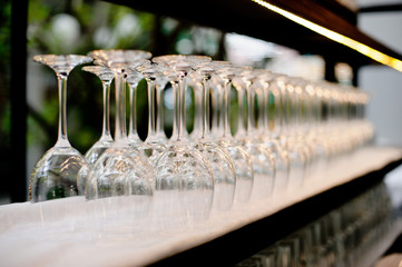 Champagne glass / wine glass / table decoration