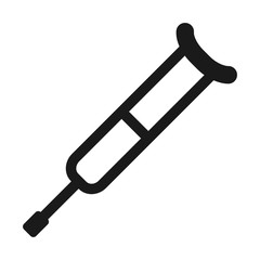 Walkers for patients to use to assist them with their mobility. Flat vector illustration. Flat vector cartoon illustration. Objects isolated on a white background.