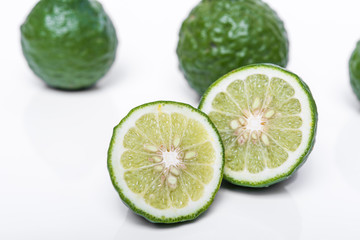 Bergamot fruit : Bergamot on white background.