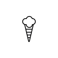 ice cream icon on white background