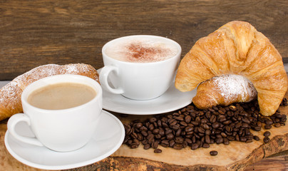 Good Morning, good start into the day:  Enjoy your breakfast with coffee and croissants :)