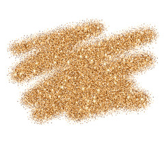 Gold glitter bright background. Golden sparkles, shiny texture,. Excellent for your greeting cards, luxury invitation, advertising, certificate