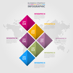 Business Infographics strategy design elements