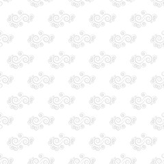 Fototapeta premium Spiral pastel seamless pattern