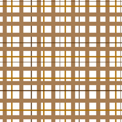 Tartan brown seamless pattern
