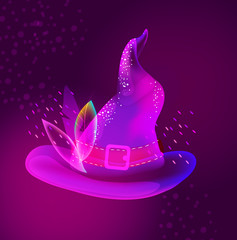 Halloween bright hat for holiday design