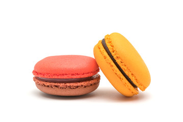 Fresh sweet macarons