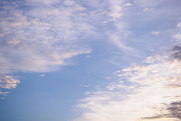 blue sky with clouds nature abstract background