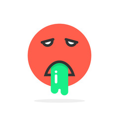 red vomits emoji icon