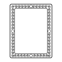 Frame of spiral card