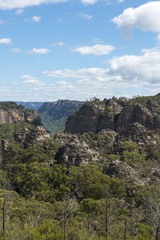 Fototapeta na wymiar Pagoda rock in Blue Mountains national park